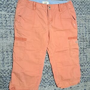 Levi's Peach Buttoned Shorts